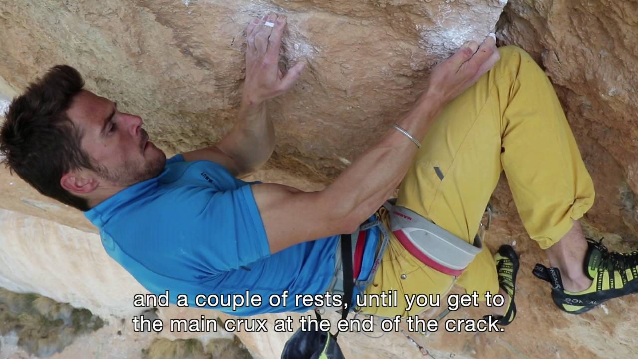 Edu Marin en Reina Mora 8c+/9a.