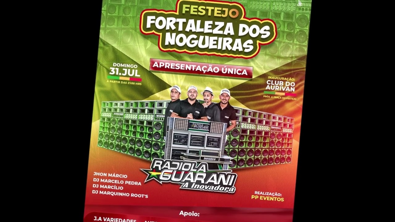 SHOW RADIOLA GUARANI EM FORTALEZA COM DJ MARCELO PEDRA