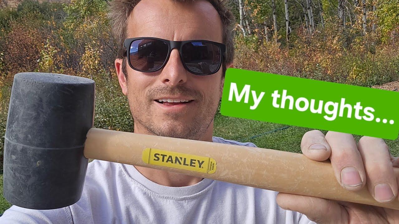 My thoughts on the Stanley 16oz Rubber Mallet