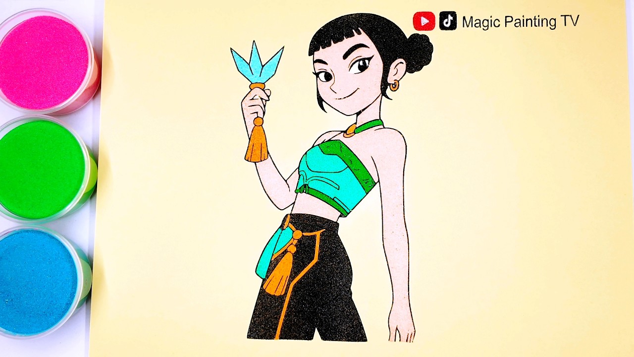 Zoey 💞Kpop demon hunter#trending #cartoon #kpop #zoey