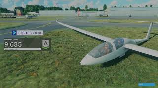 Microsoft Flight Simulator - Glider Training, Aerotow Launch Training (Lesson 1 of 7)