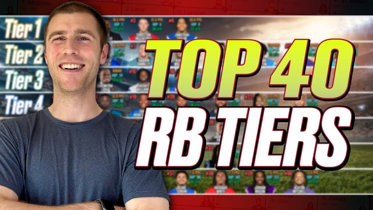 Top 40 Running Back Rankings & Tiers - 2026 Fantasy Football artwork
