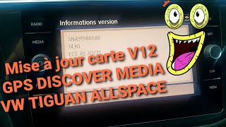 Mise À Jour V12 V13 Carte Gps Discover Media Tiguan Allspace De 2018 Update Navi