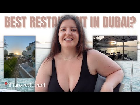 trying the best restaurant in Dubai