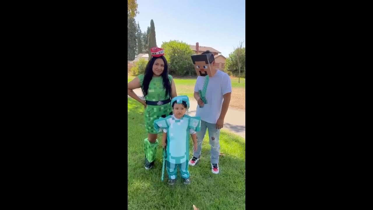 Minecraft Family Costumes!