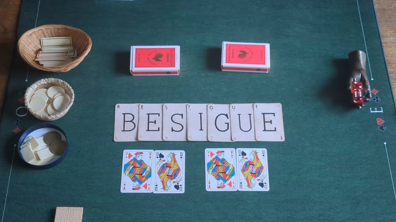 BESIGUE avec deux jeux de 32 cartes