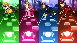 Paw Patrol Grow Up Team : Rubble vs Skye vs Chase vs Marshall | Tiles Hop EDM Rush