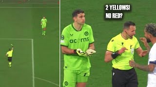 SHOCKING! This Is WHY EMILIANO MARTINEZ was NOT sent OFF AFTER being BOOKED TWICE