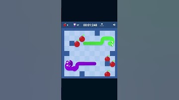 google snake yinyang + wall ALL apples FAST SPEED #shorts