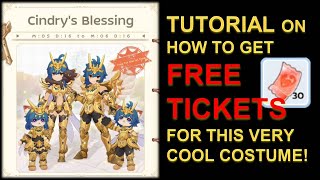 TUTORIAL ON HOW TO GET FREE TICKETS FOR THIS VERY COOL COSTUME!