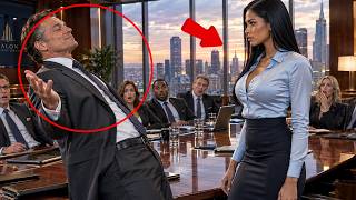 CEO Mocked the “Cleaning Lady” in the Boardroom — He Froze When She Took the Head Seat