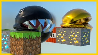 ➤ Pacman vs Chain Chomp [softbody race]