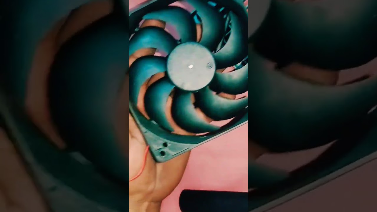 How to make free energy computer cooling fan 12v testing 