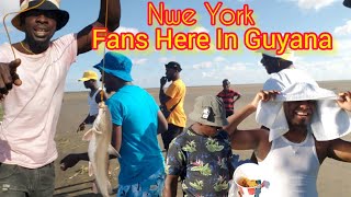 New York Fans Here In Guyana Catching Fish And & Haveing Fun (Beze Hunting)