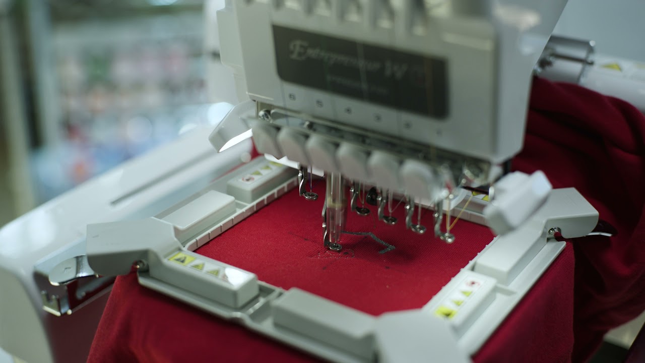 PR680W Feature: Embroidery Droplight Laser | Brother Sews USA