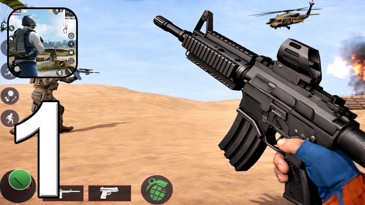 FPS Commando Shooter Games - Banduk Wala Game Android Gameplay - Part 1