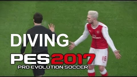 Diving in PES 2017 - first successful dive with Suarez