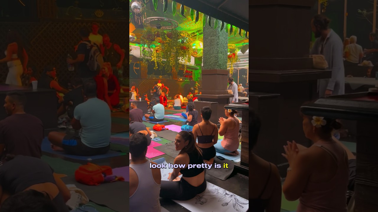 ASMR-влог | Йога в клубе 420 