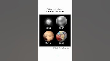 Views of pluto through the years #planets #solarsystem #pluto #space #universe #physics #cosmic