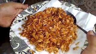 RESEP BAWANG GORENG ANTI LAYU.