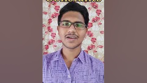 Constants  | Notes on C programming language | Luqman learning lab