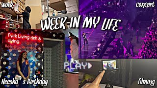 WEEKLY VLOG | Neesha’s Birthday Dinner + Aboogie Concert + Work + YouTube Behind the Scenes & More!