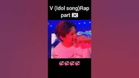 V (idol song) Rap part 🔥#v #bts #viralshort #kpop #bangtan #ot7 #vrapper #rannigman #idolsong #fyp