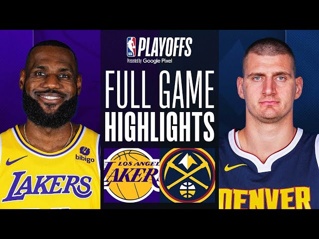 #7 LAKERS at #2 NUGGETS | FULL GAME 2 HIGHLIGHTS | April 22, 2024