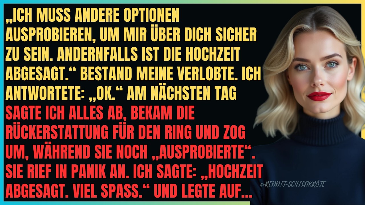 Sie Musste Vor Der Hochzeit Noch „Erkunden“ Aber Mein Lautloses Verschwinden Zerstörte Ihre Pläne...