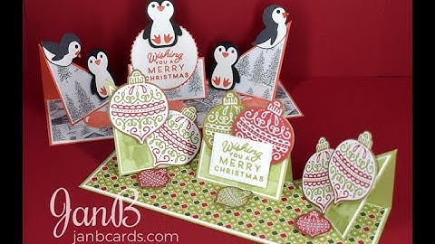 No.619 - Triple Easel Card - JanB UK Stampin