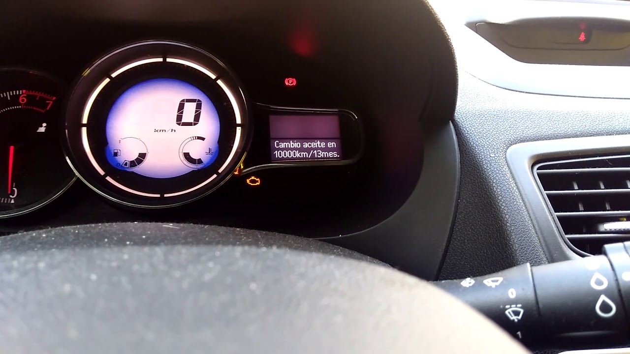 Borrar Mantenimiento Renault Fluence digital nuevo YouTube Borrar Mantenimiento Renault Fluence digital nuevo YouTube