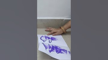 DIY Thread Art 💜|String pull Art😍 #sunitarathsworld #art #shorts #song #youtubeshorts #diy #creative