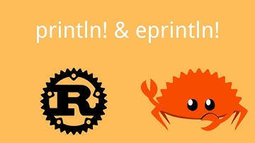 Rust | println! & eprintln! | Tutorial 060