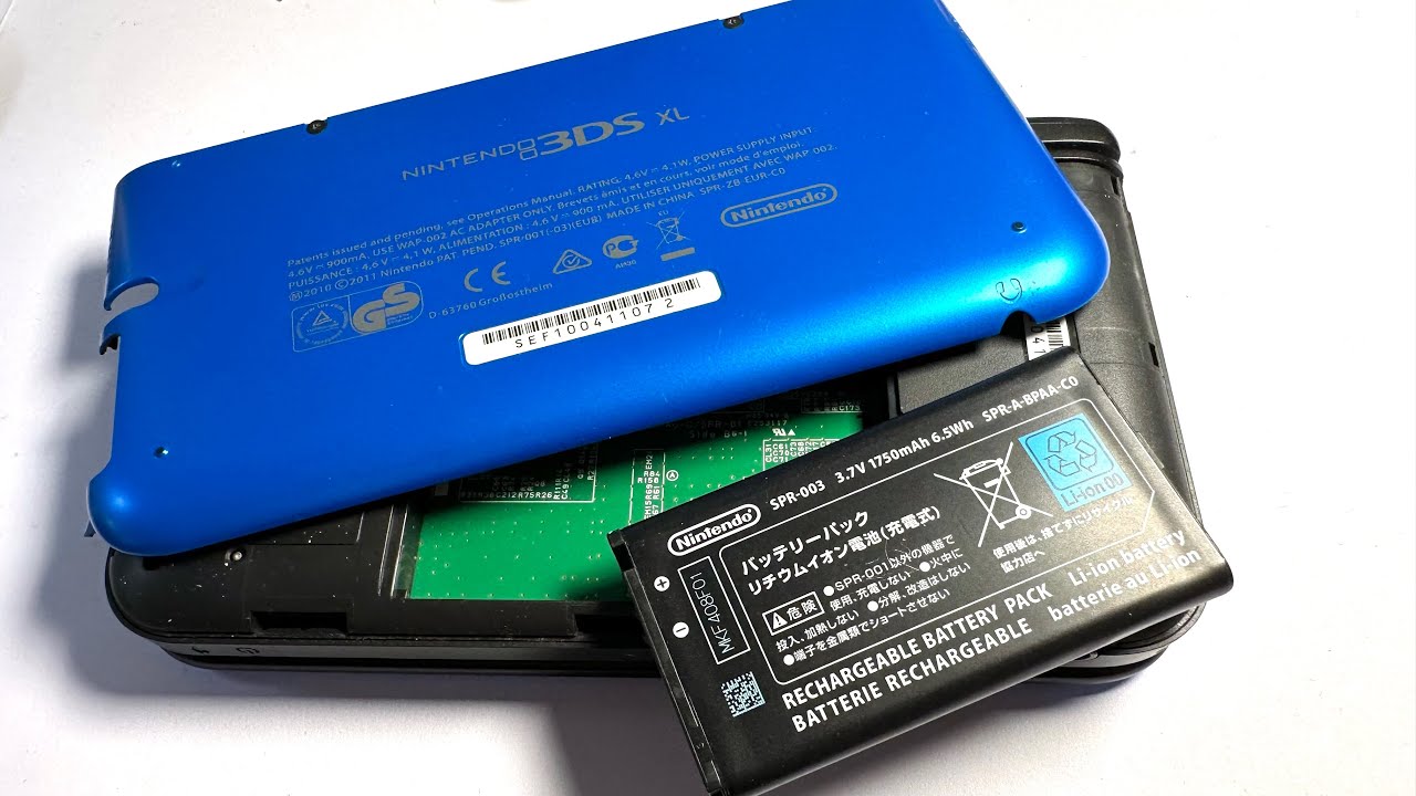 Nintendo 3DS XL battery replacement YouTube