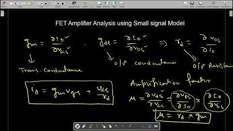 FET Small signal model | FET amplifier Analysis_Part01 | FET Common Source Amplifier