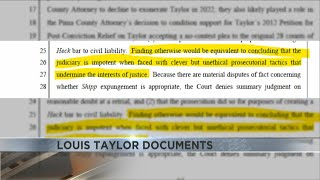 Court order opens door for Louis Taylor to receive damages for incarceration