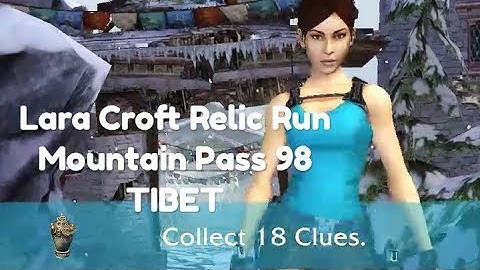 Lara Croft Relic Run 98 collect 18 clues offline adventure real games replay