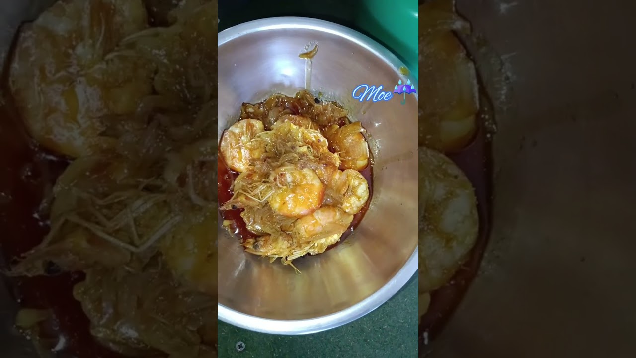 ငါးဟင်း ပုစွန်ကြော် ချဥ်ပေါင်ကြော် ငပိ တို့စရာအစုံနဲ့စားပါမယ်ရှင်