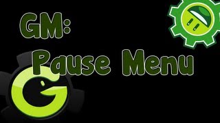 Game Maker Tutorial - Pause Menu