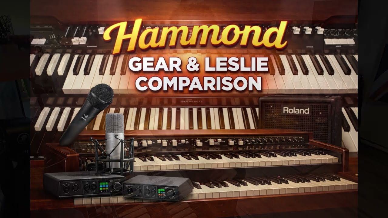My COMPLETE Hammond Organ Recording Setup | Real Leslie vs Simulator