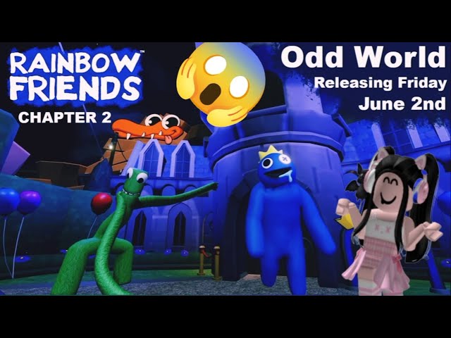 O PARQUE DO AZUL BABÃO • Capítulo 2 (Rainbow Friends) 