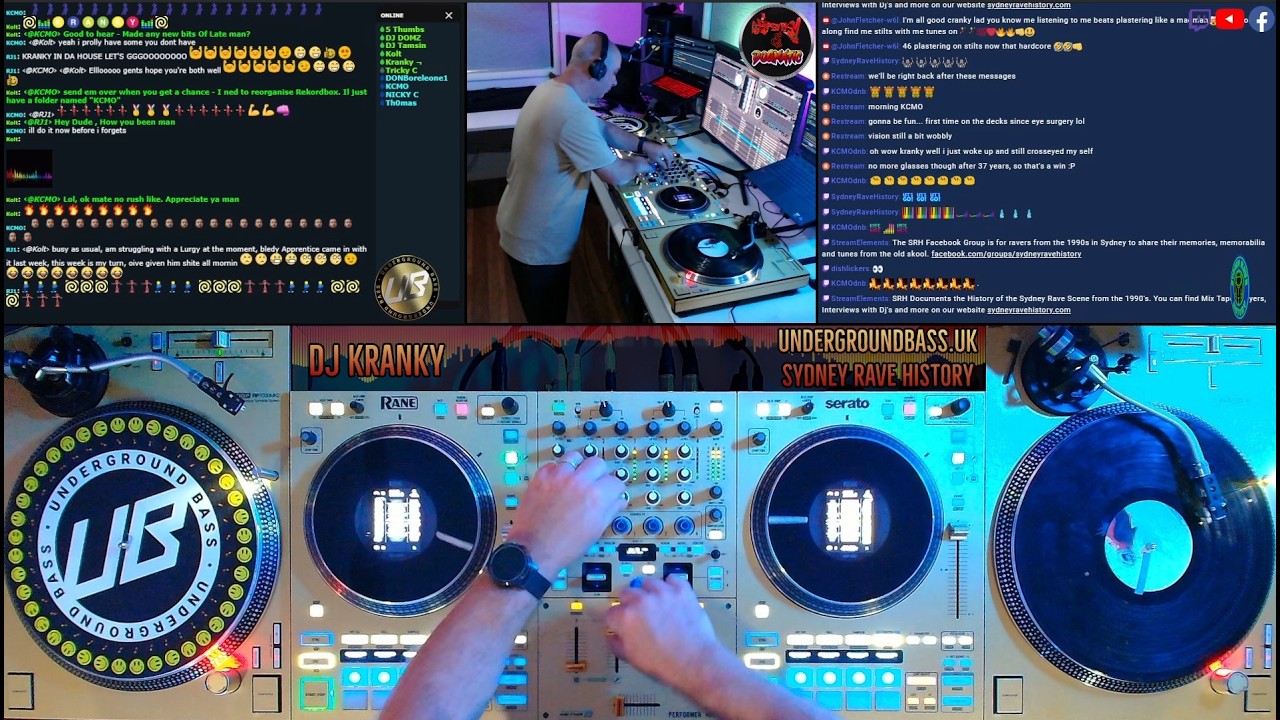 Watch DJs Dogmatic & Kranky: Old Skool, Rave, Hardcore, Breakbeat, Jungle LIVE on UB & SRH 10/02/2026 on YouTube Watch DJs Dogmatic & Kranky: Old Skool, Rave, Hardcore, Breakbeat, Jungle LIVE on UB & SRH 10/02/2026 on YouTube