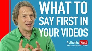 What to Say at the Start of Your YouTube Videos | Brighton West
