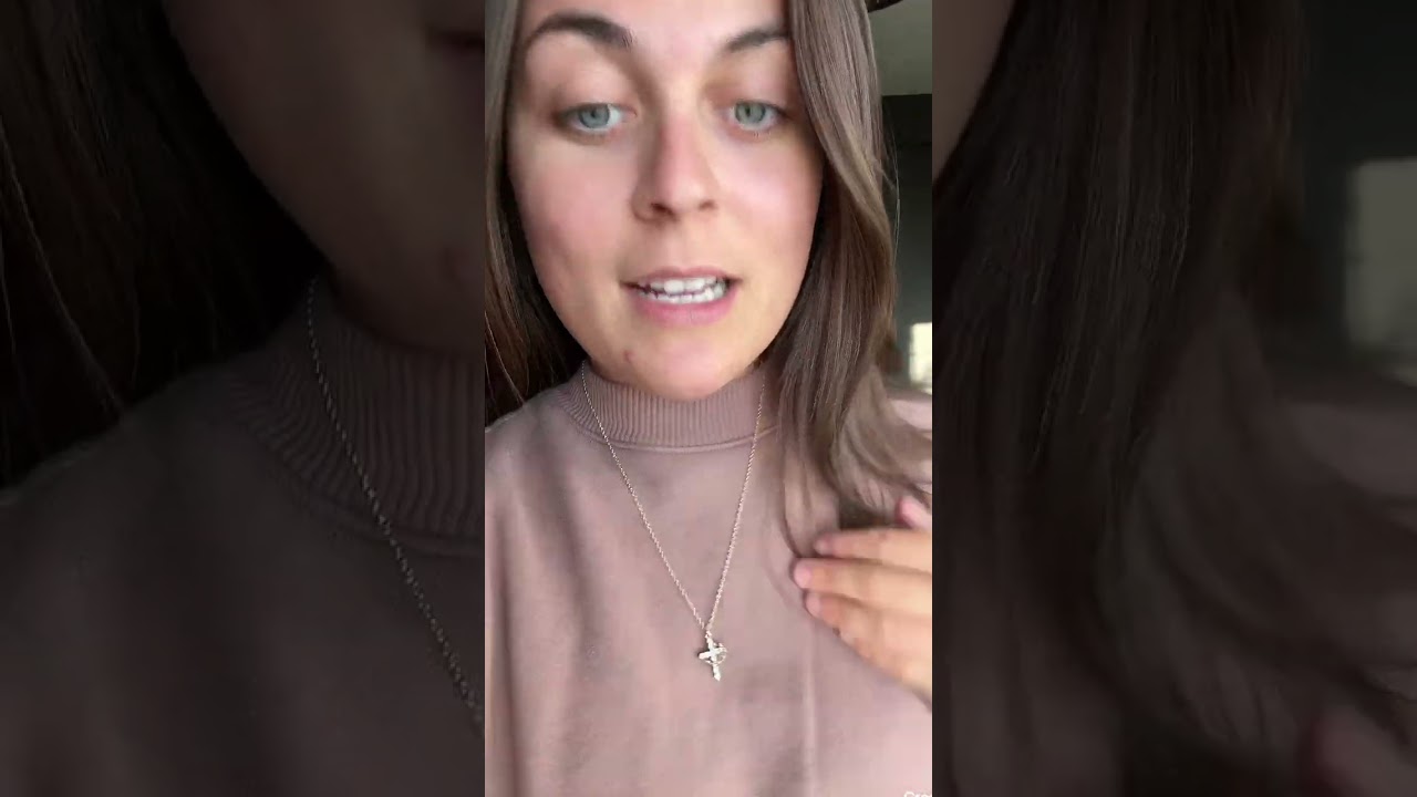 Elegant cross necklace for her 