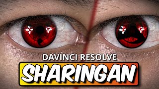 Sharingan Eye Effect | DAVINCI RESOLVE | #editingtutorial #naruto #vfx screenshot 3