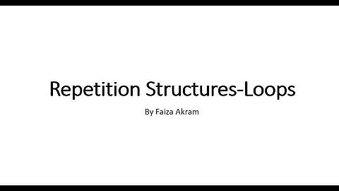 Week 4:  Repetition Structure | while loop in Python