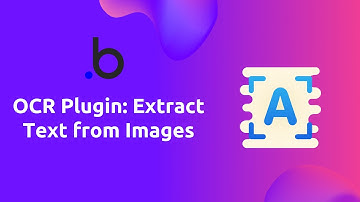 Extract text from images within your bubble application