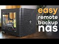 Backing up my nas to my parents house