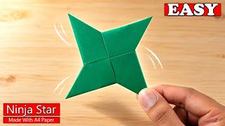 Paper Ninja Star - Shuriken [Full Tutorial] | Ninja Star Kaise Banaen | Origami Ninja Star