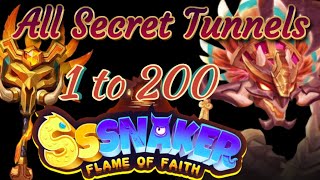 SSSnaker Flame of Faith Arena 1-200 Waves All Secret Tunnels Locations 1.2.8 Fire S3 Event screenshot 5